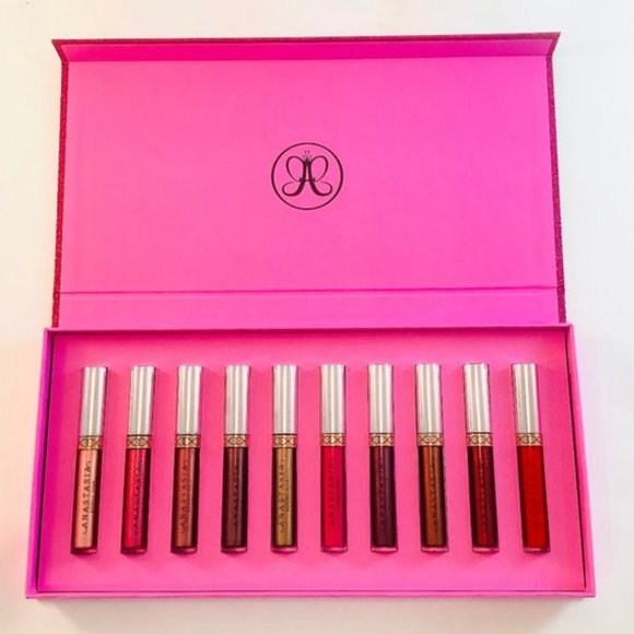 NIB Anastasia Limited Edition Liquid Lipstick Vault $100 - Picture 3 of 17